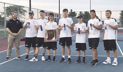 2019 Winchester Community High School championship tennis team